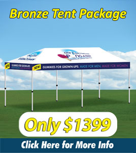promotents 10 x 20 bronze tent package