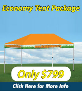 promotents 10 x 15 economy tent package