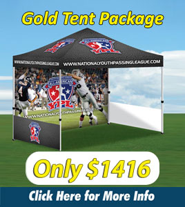 promotents 10 x 10 gold tent package