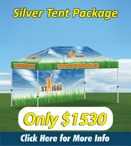 promotents 10 x 15 silver tent package