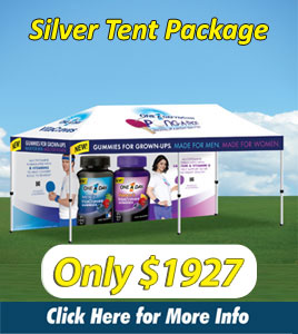 promotents 10 x 20 silver tent package
